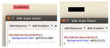 Qt实用技巧：对QPushButton(等类似透明有黑色背景的QWidget实现透明/半透明的方法