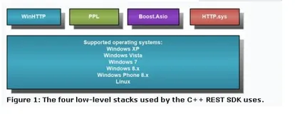 使用微软的 C++ REST SDK
