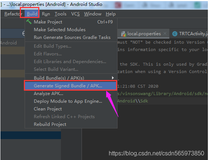 android studio 打包app