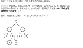 寻找二叉树公共祖先结点递归实现