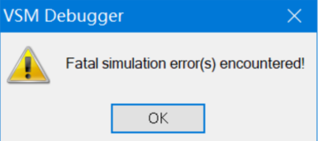 Cannot open‘************‘, Simulation FAILED due to fatal simulation errors