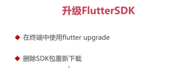Flutter SDK升级