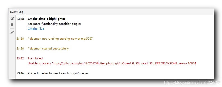 【错误记录】GitHub 错误 ( Push failed Unable to access xx:OpenSSL SSL_read: SSL_ERROR_SYSCALL, errno 10054 )