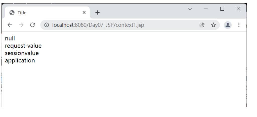 JavaWeb--快速入门JSP（二）