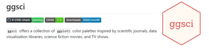 ggsci | 让你的配色Nature化（上)