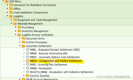 SAP MM里的ERS功能不适用于供应商寄售采购模式