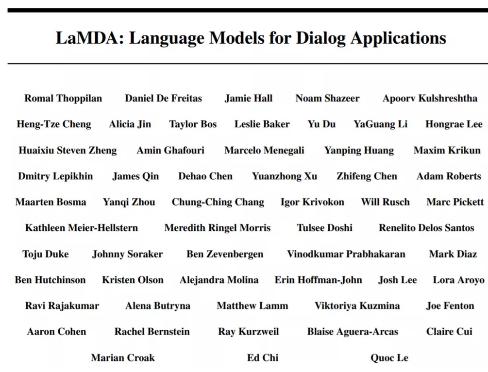 1370亿参数、接近人类水平，谷歌对话AI模型LaMDA放出论文