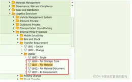 SAP WM初阶之LX09查询TR List