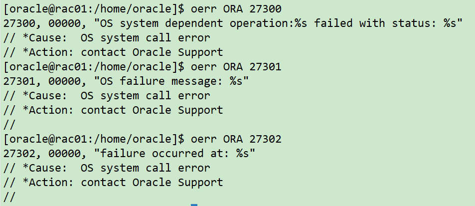 Alert 日志报错：ORA-2730x OS Failure Message: No Buffer Space Available