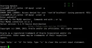 在centos下启动mysqld提示 unrecognized service