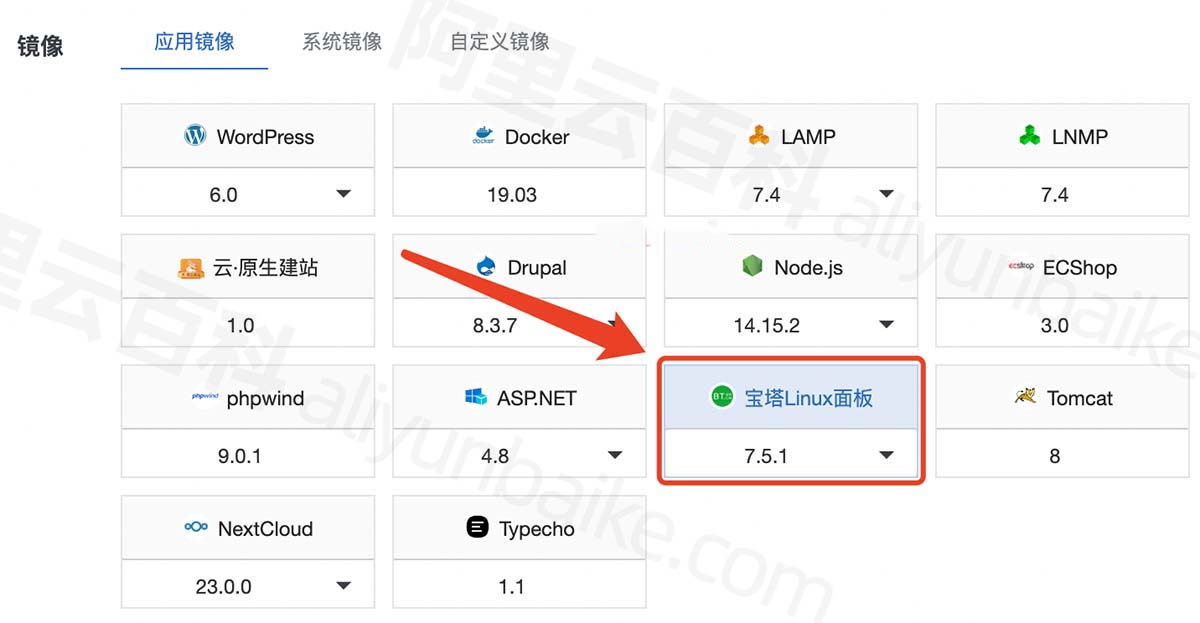 阿里云服务器ECS安装宝塔Linux面板、安装网站（新手图文教程）