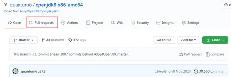 github库fork后,将更新提交到源库