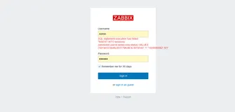 问题整理：ZABBIX4.0登录界面出现错误 SQL statement execution has failed “INSERT INTO sessions (sessionid,userid,..
