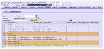 /UI2/USHELL folder and BSP application