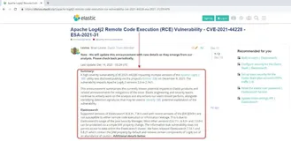 Elasticsearch Log4j漏洞快速修复步骤