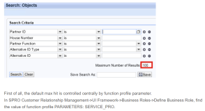 SAP CRM产品主数据搜索的Max hit配置点介绍