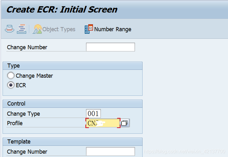 SAP PP ECR的Profile规定了用它可以修改哪些数据对象