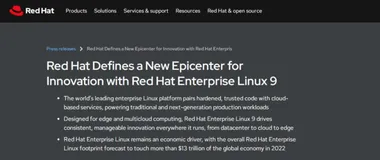 红帽发布 Red Hat Enterprise Linux 9！转向边缘和多云|下一代企业 IT 基础设施旗舰