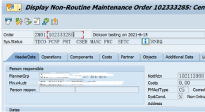 SAP PM 初级系列15 - IW33事务代码界面里查看维修工单对应的维修通知单的几个方法