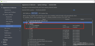 CMake 进行 NDK 开发之初体验，> Error occurred while communicating with CMake server