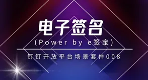 场景化套件｜电子签名（Power by e签宝）