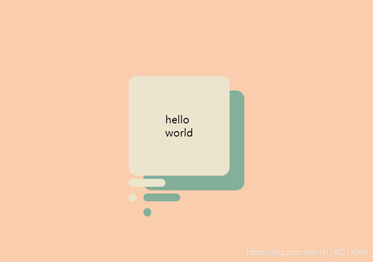 HTML+CSS制作漂浮的对话框