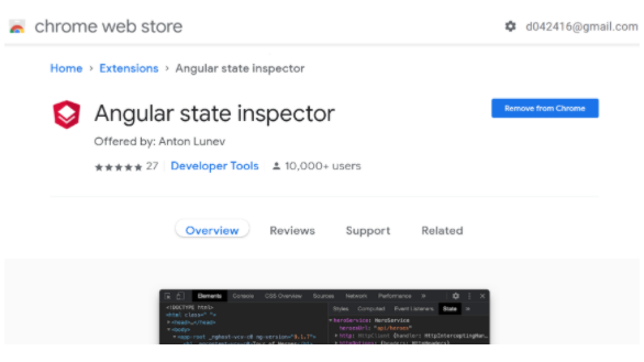 Chrome扩展应用Angular state inspector的使用方法