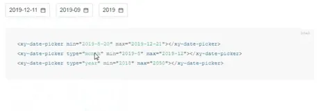 纯手工打造的日期选择器 xy-date-picker 原理与使用