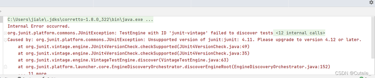 【MySQL8.0】【Junit】Access denied for user ‘‘@‘localhost‘ + Internal Error occurred.