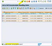 SAP HUM 因为存在Open TO 单据使得HU不能创建盘点凭证