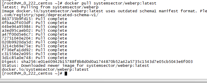 Centos7下Docker上部署WebERP系统