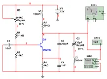 LC正弦波振荡器【高频电子线路】【Multisim】