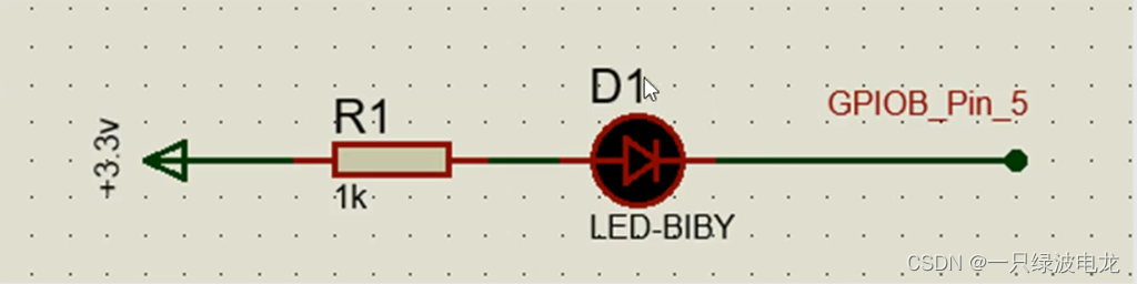 【STM32】引脚GPIO输出操作点亮一颗LED