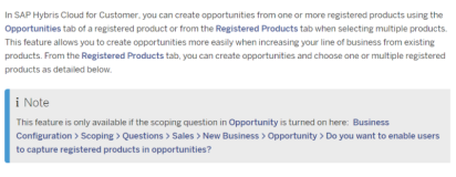 如何在SAP Cloud for Customer中创建基于Opportunity的Registered Product