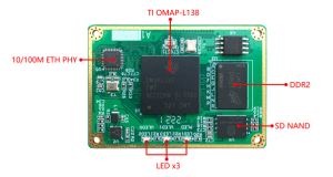 星嵌 OMAPL138工业核心板 TI ARM9+DSP C674x Linux C6000 uPP