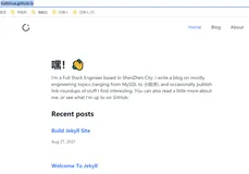 搭建我的github pages 主页网站