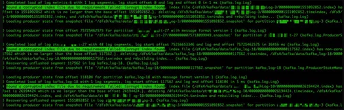 记一次 Kafka 重启失败问题排查