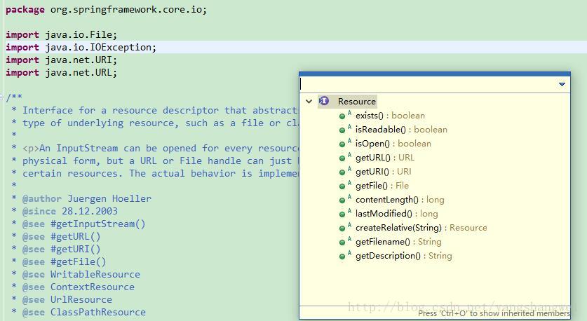 Java-利用Spring提供的Resource/ResourceLoader接口操作资源文件