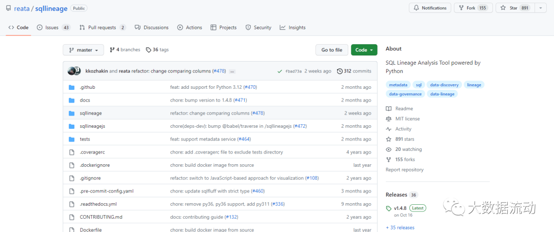 sqlflow rest apis - data lineage visualization:... 使用开源工具Sqllineage进行SQL数据血缘分析-开发者社区-阿里云