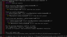 解决安装依赖时报错：npm ERR! code ERESOLVE