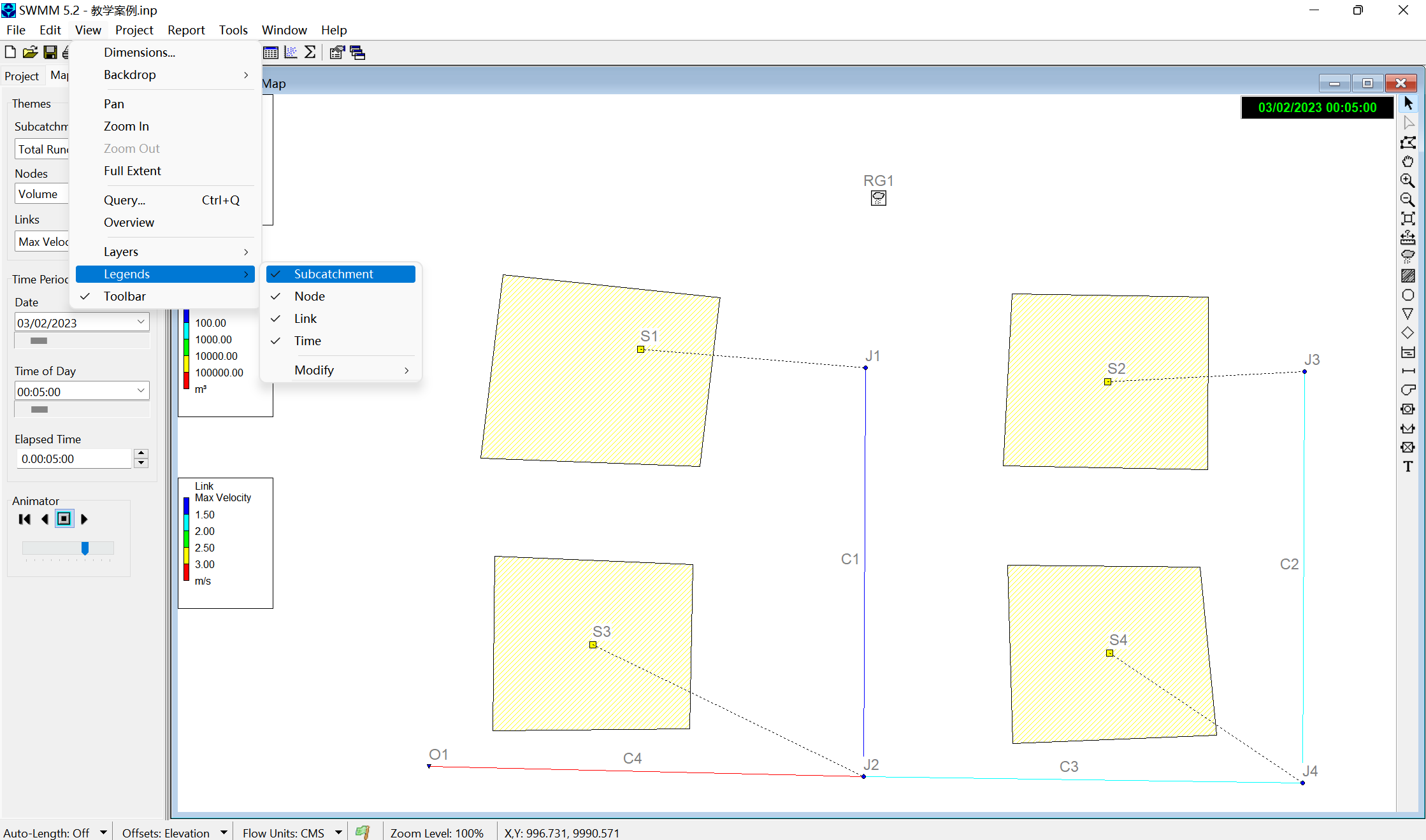 SWMM从入门到实践教程 04 快速入门案例的模拟执行-阿里云开发者社区
