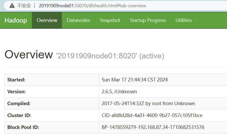 【分布式计算框架】hadoop全分布式及高可用搭建