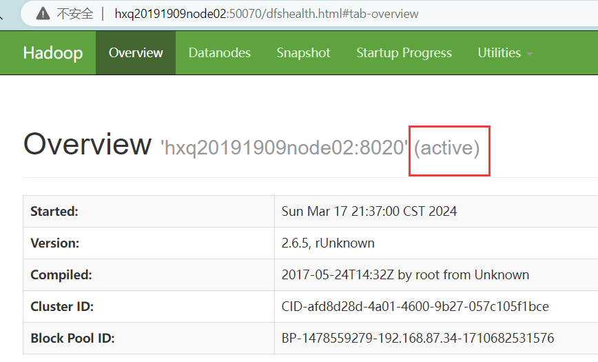 【分布式计算框架】hadoop全分布式及高可用搭建