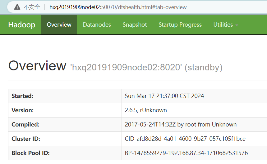 【分布式计算框架】hadoop全分布式及高可用搭建