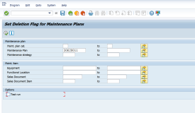 SAP PM 入门系列18 - IP25为维护计划 Set Deletion Flag