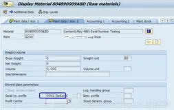 SAP MM 盘点事务中的序列号