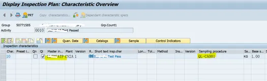 Sampling Procedure 和 Sample-drawing Procedure, SAP QM里的双胞胎？