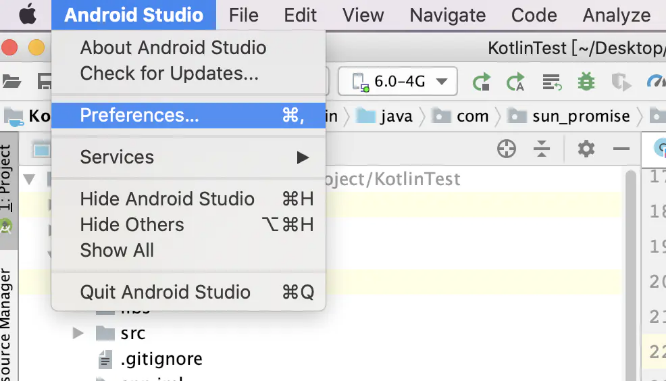 Android Studio 设置/更改快捷键方式 For Mac