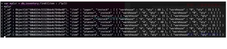 MongoDB（15）- 查询操作里面的游标 cursor 