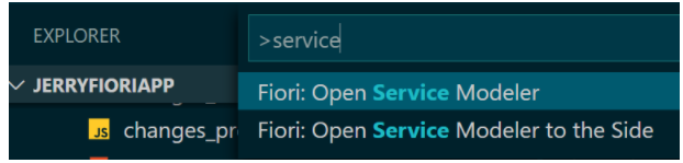 SAP Fiori Service Modeler